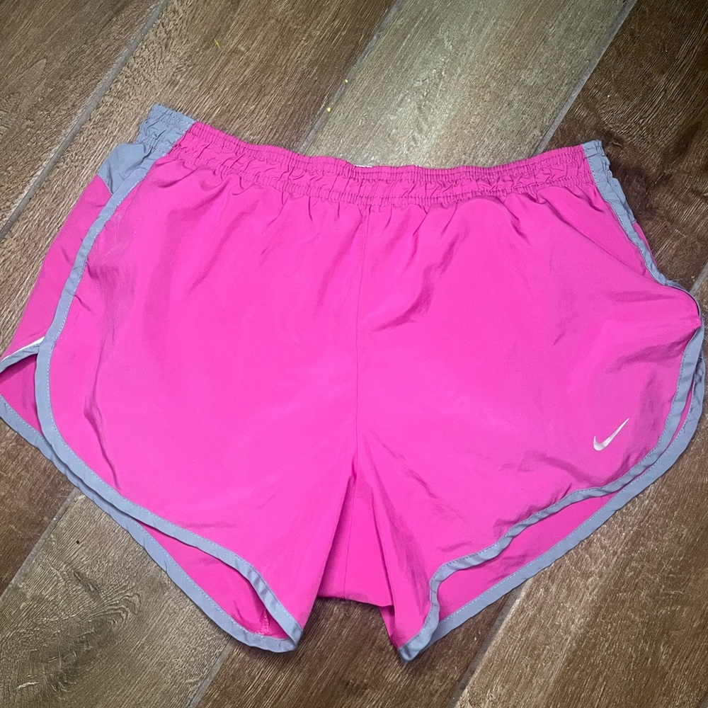 pink & grey NIKE shorts